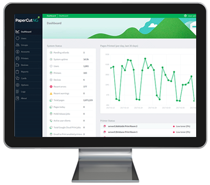 Papercut, Dashboard, Advanced Copier Technologies